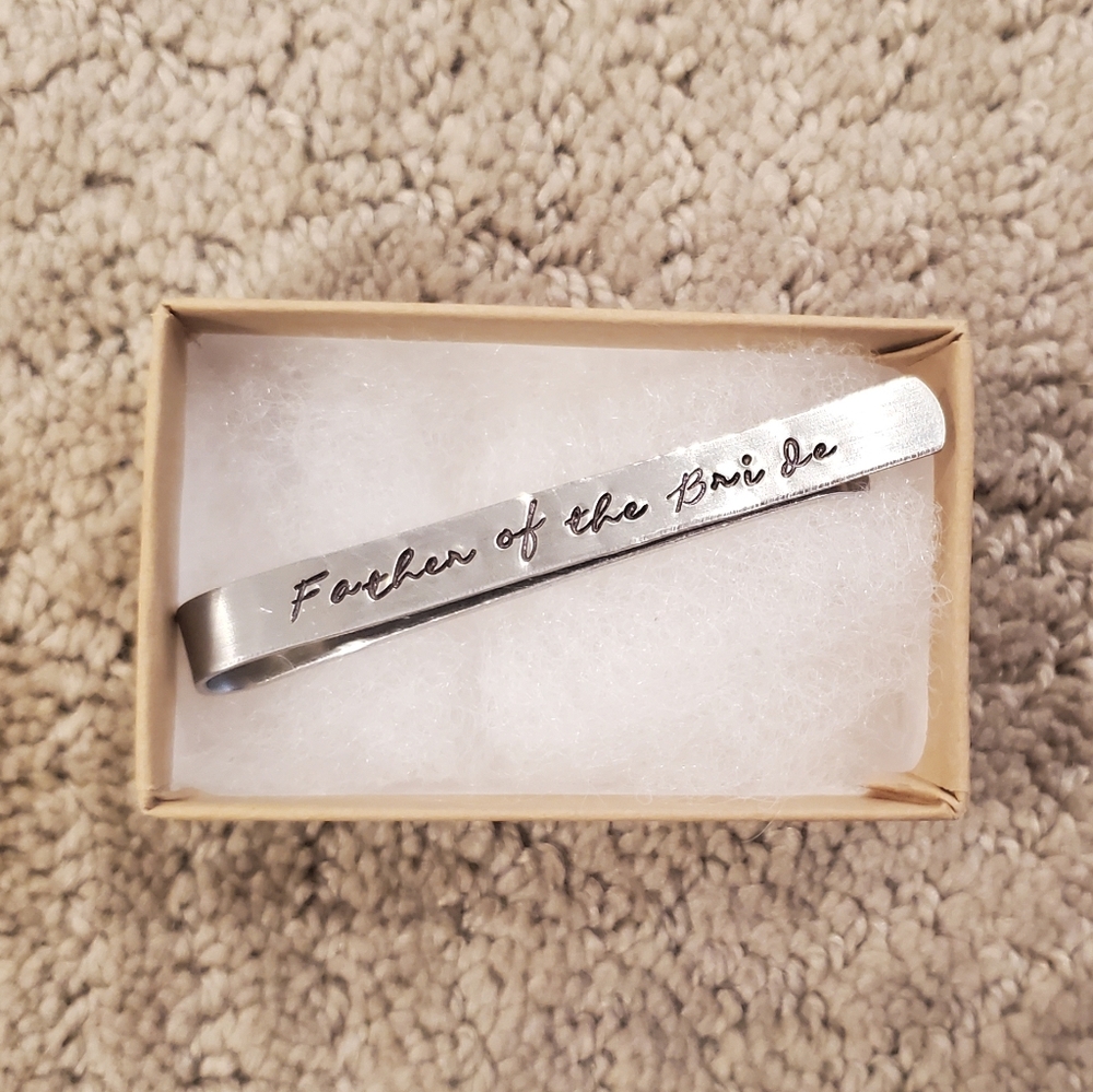 Father of the Bride Tie Clip
